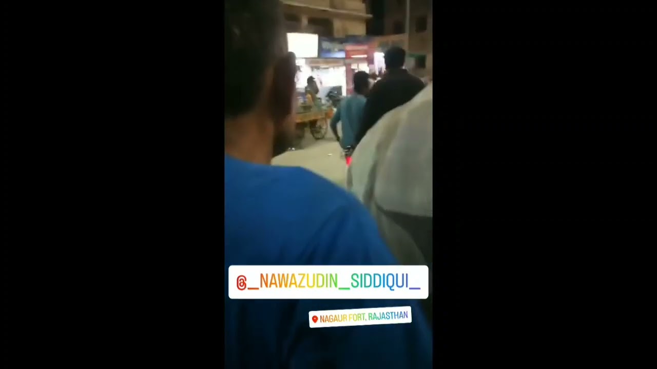 AFWAAH MOVIE SHOOTING BY NAWAZUDDIN SIDDIQUE AT NAGAUR RAJASTHAN