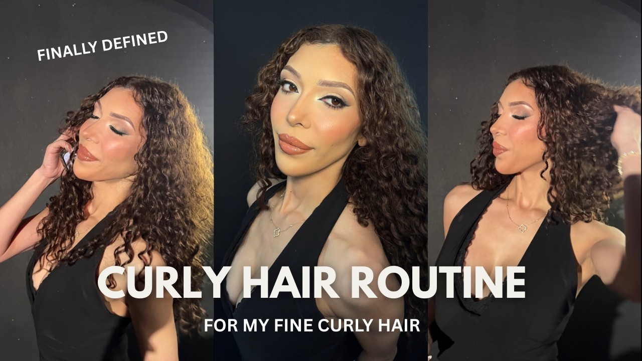 🌟Step-by-Step Curly Hair Routine for Perfect Definition (Soft, Bouncy, Voluminous, No Frizz)
