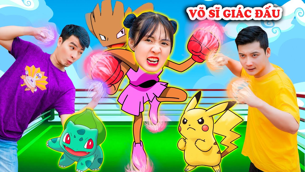 Võ Sĩ Giác Đấu Hạt Tiêu Do Pokemon Hitmonchan Nhập - Pokemon Tập 62 - Phim Hài Hước Táo TV