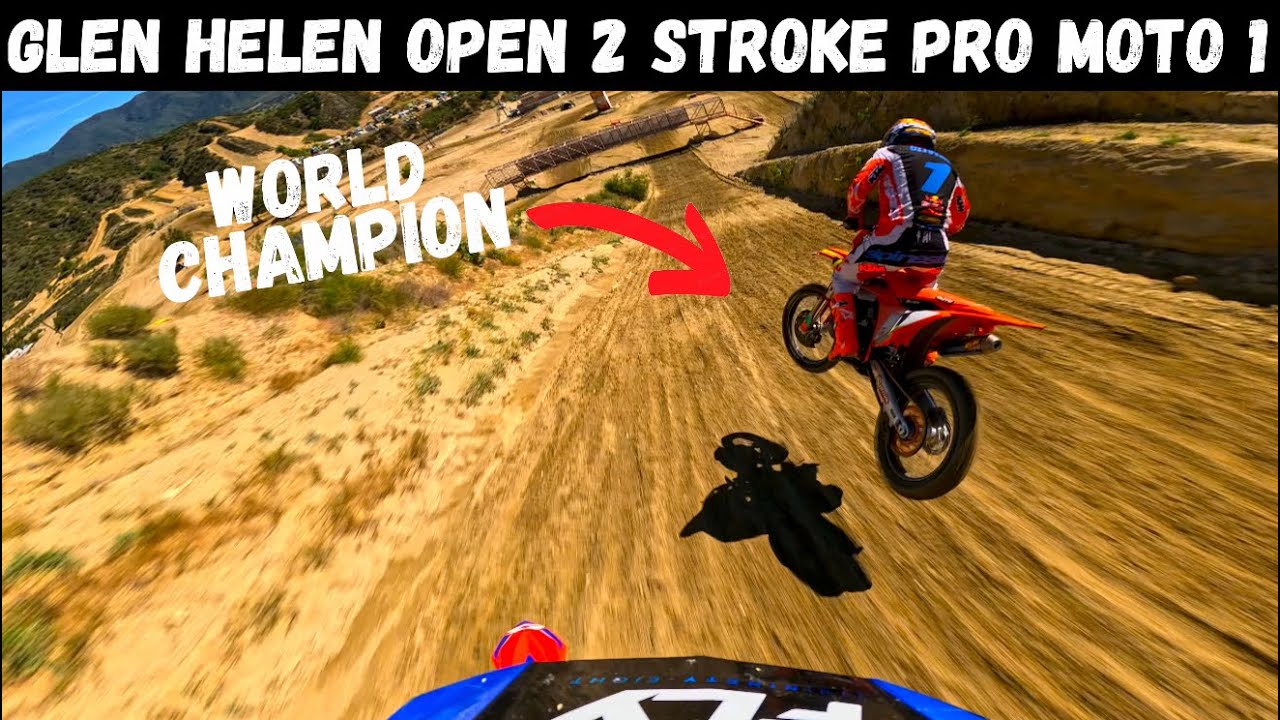 Beta 350 vs KTM 300! Battling the CHAMP at the 2 Stroke World Championship with Derek Drake (GoPro)