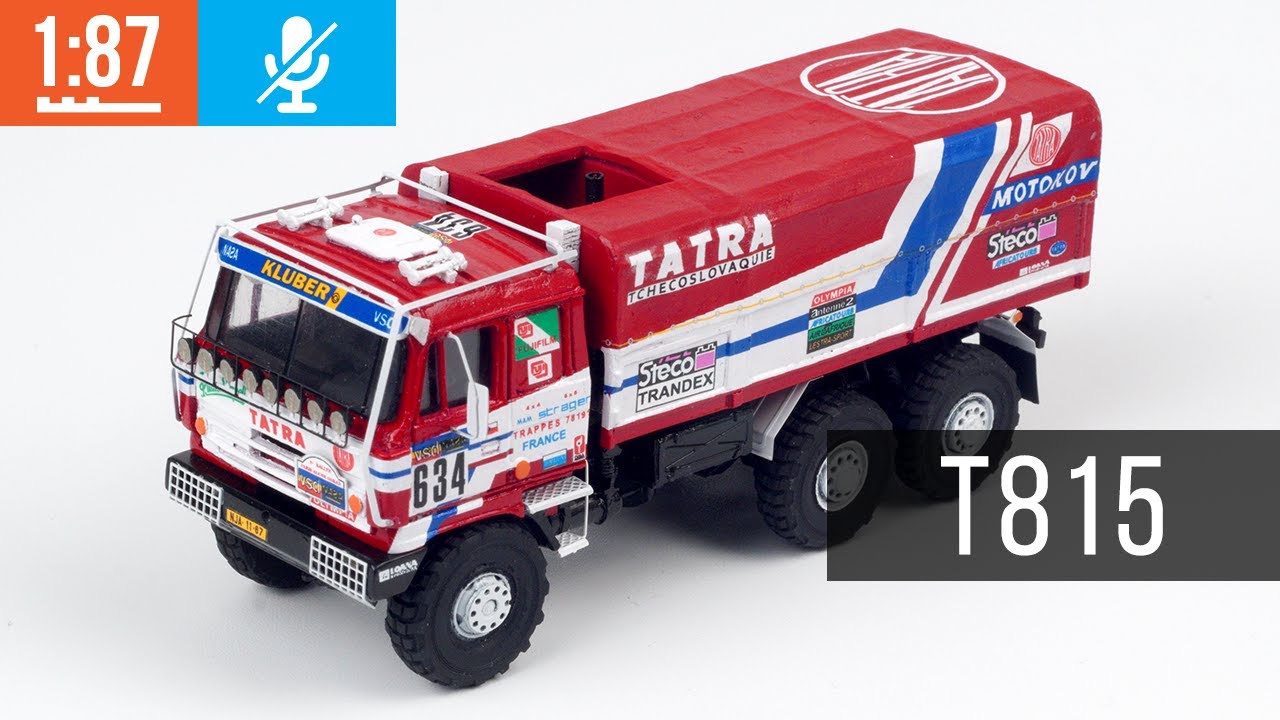 Сборка Tatra T815 6x6 из смолы в масштабе 1:87 (H0) [No Voice]