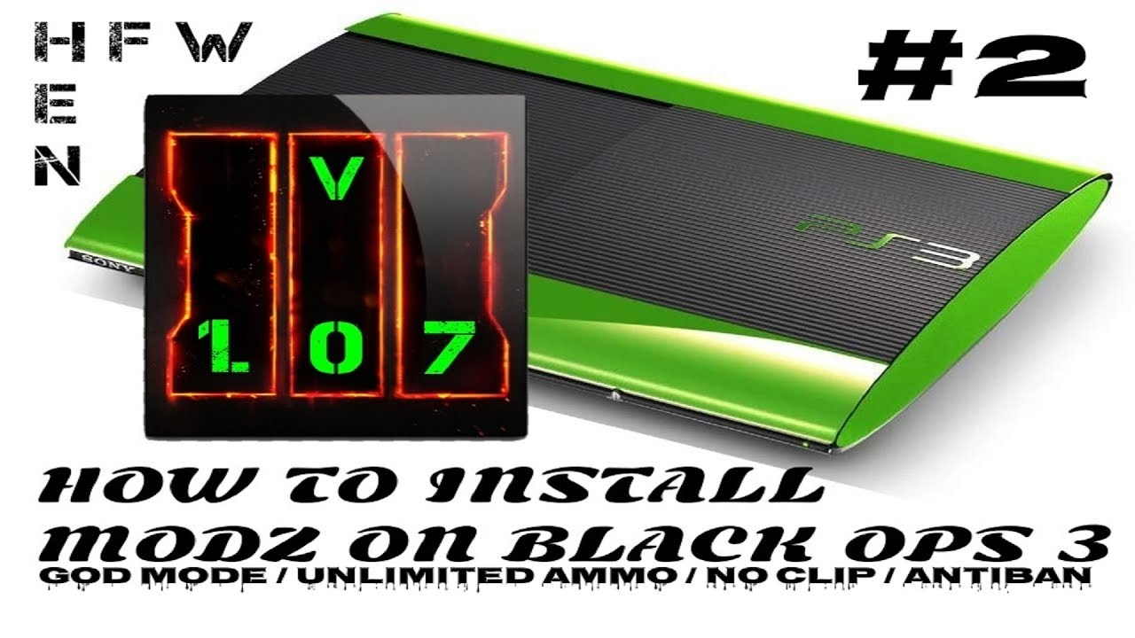 How To Install RTM Mods on Black Ops 3 / BO3 HEN HFW PS3 SuperSlim and 3k models (2020)
