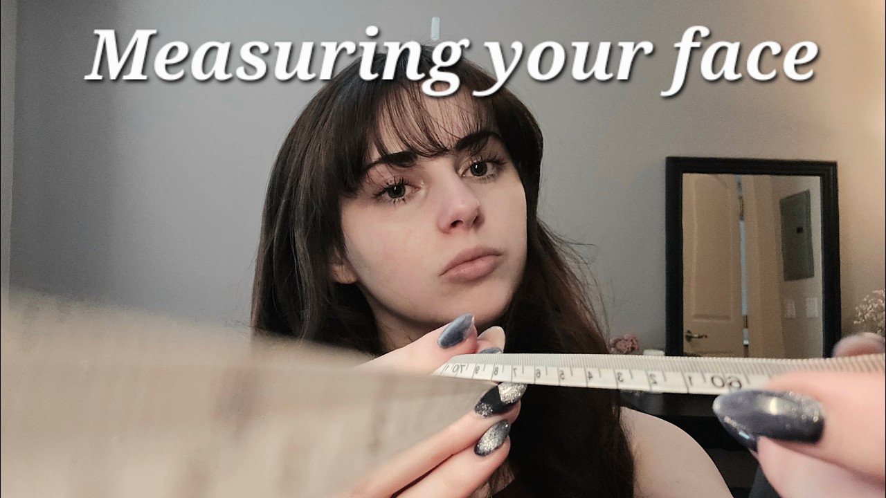 Measuring your Face ASMR (symmetry test)