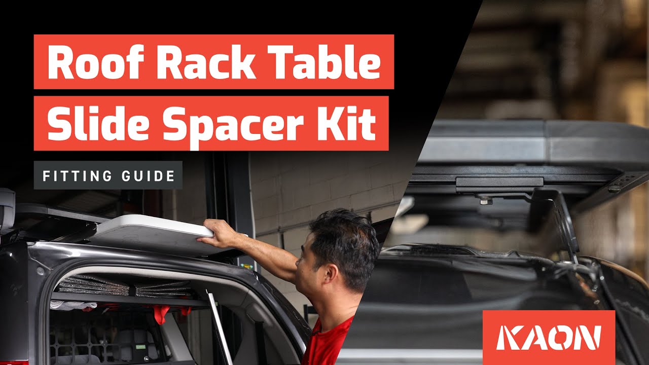 Adding Spacers to the Rhino-Rack Backbone – How to add the Roof Rack Table Slide