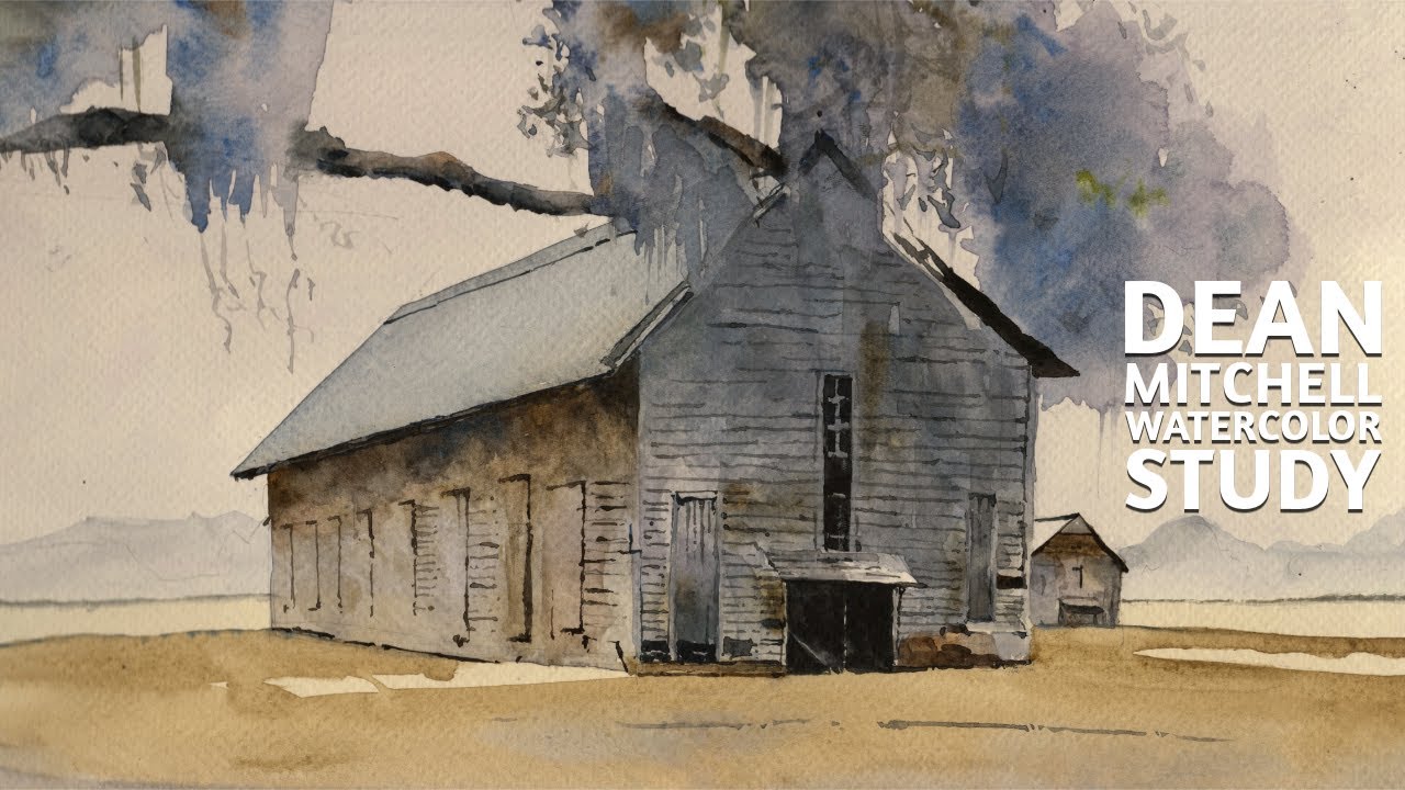 Watercolor Techniques of Dean Mitchell: Watercolor Painting Study