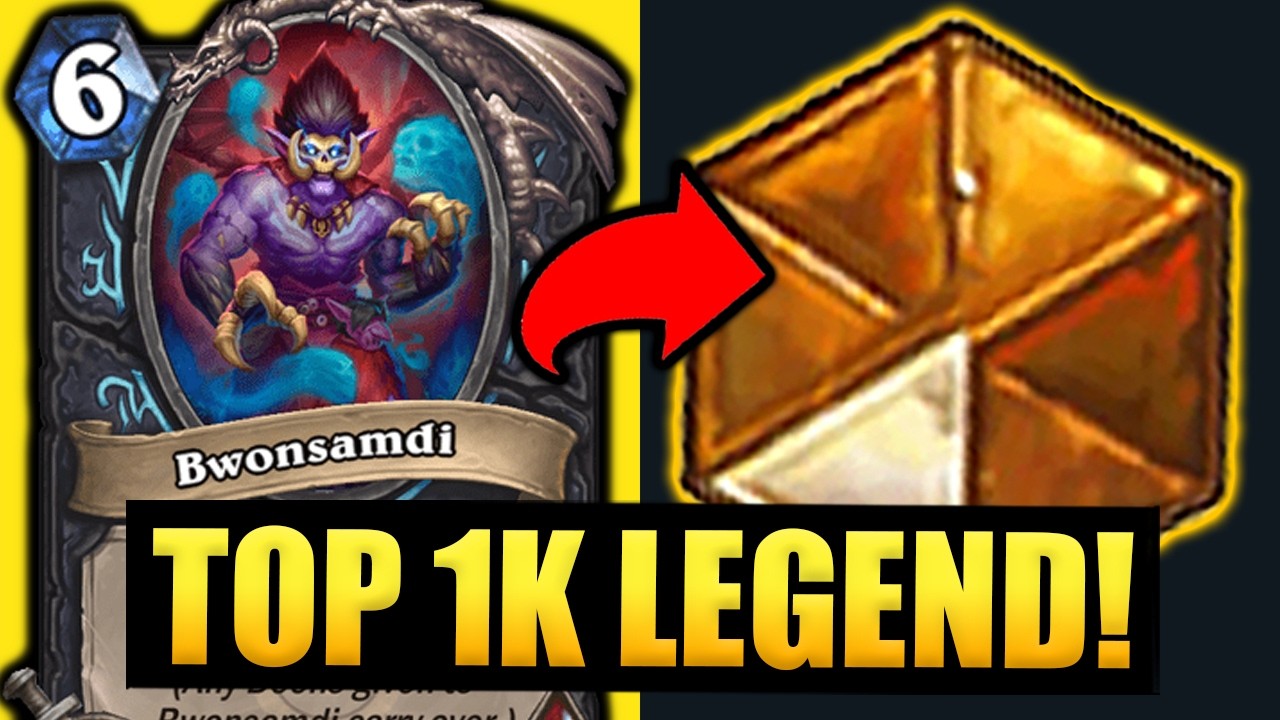 ☠️I Hit TOP 1K Legend w/ My Favorite New Death Knight Deck!