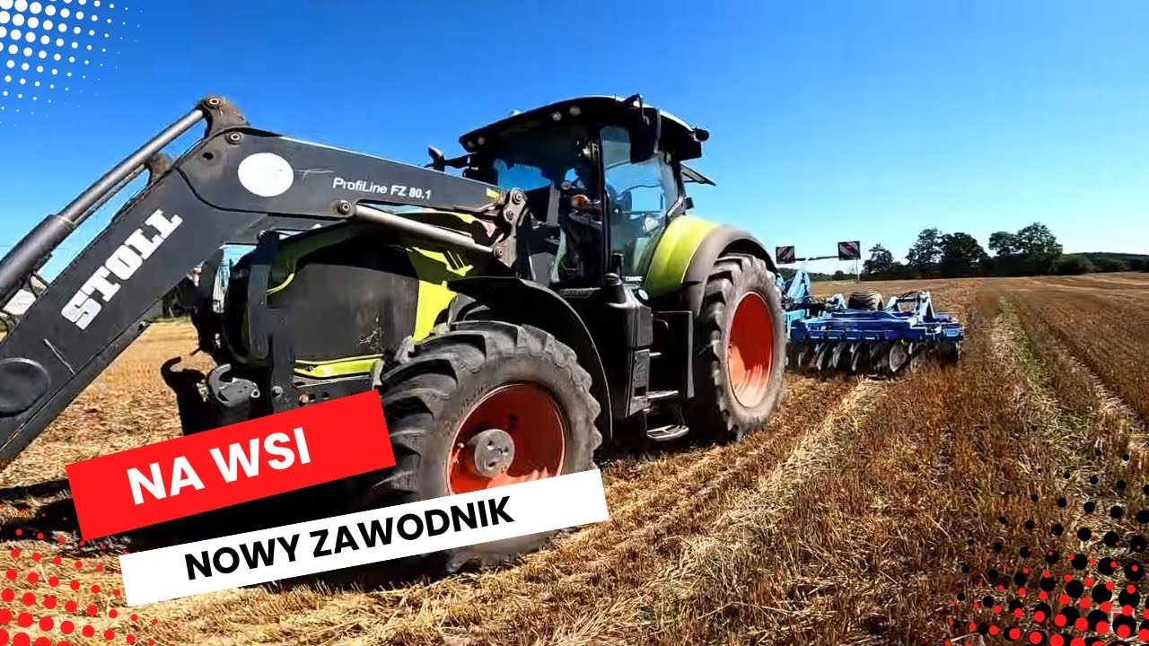 Nowy na wsi. Ciągnik Claas Axion 810 CIS+ Cmatic. Silnik FPT skrzynia automat. Test Mandam 5m 