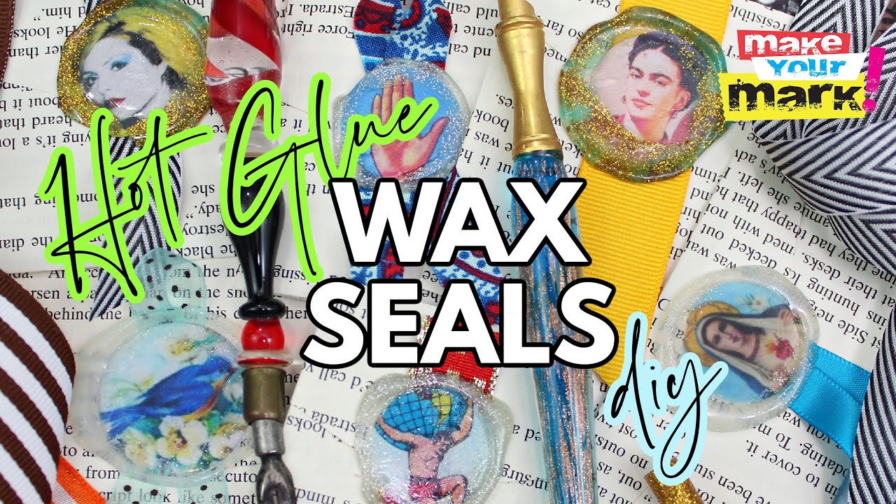 Gorgeous Wax Seals - Made with Hot Glue & Images