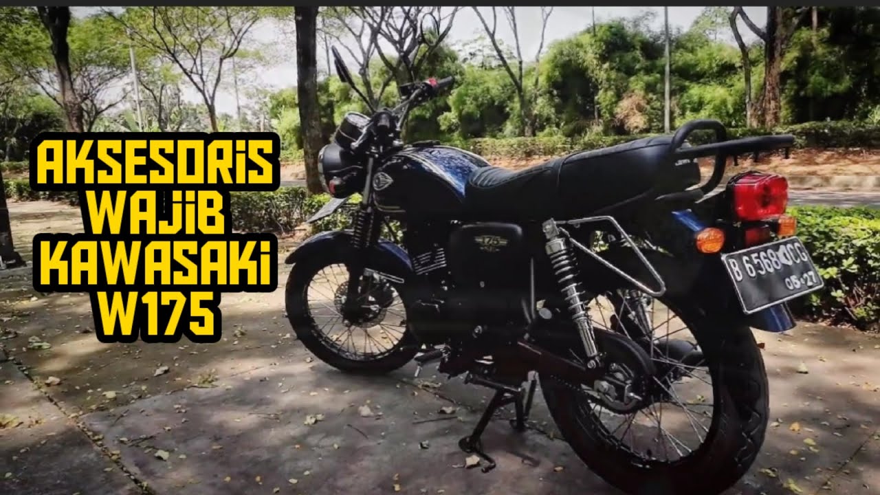 Aksesoris Wajib Kawasaki W175 Untuk Pemula|Review Motor