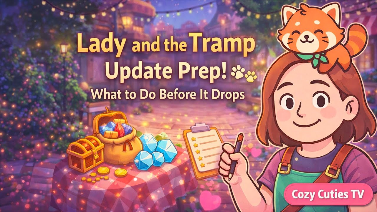 Lady and the Tramp Update Prep! 🐾 What to Do Before It Drops