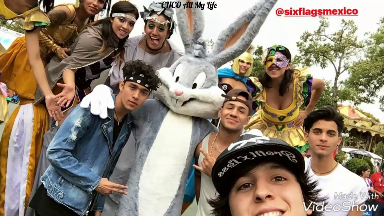 CNCO en un parque de diversiones de México y un día normal en el parque