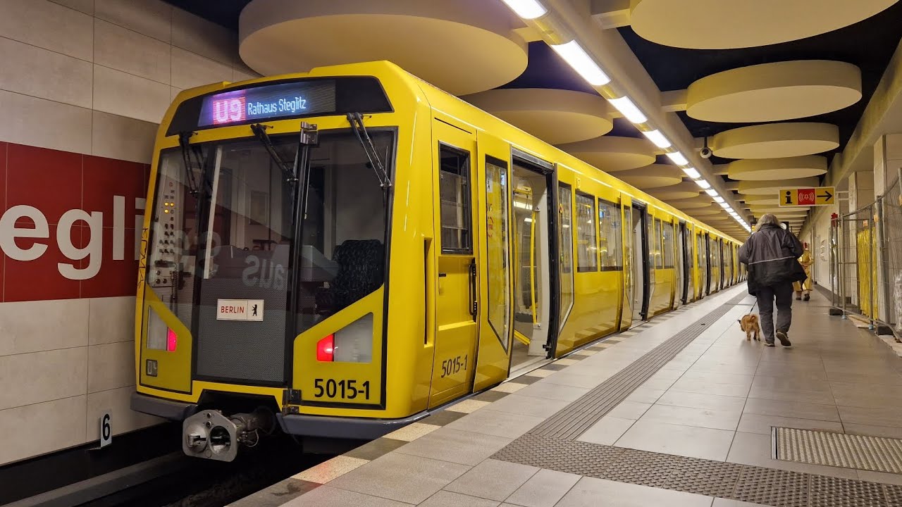 U-Bahn Berlin | Mitfahrt in der kompletten U9 von Rathaus Steglitz bis Osloer Straße im H97 5015-1