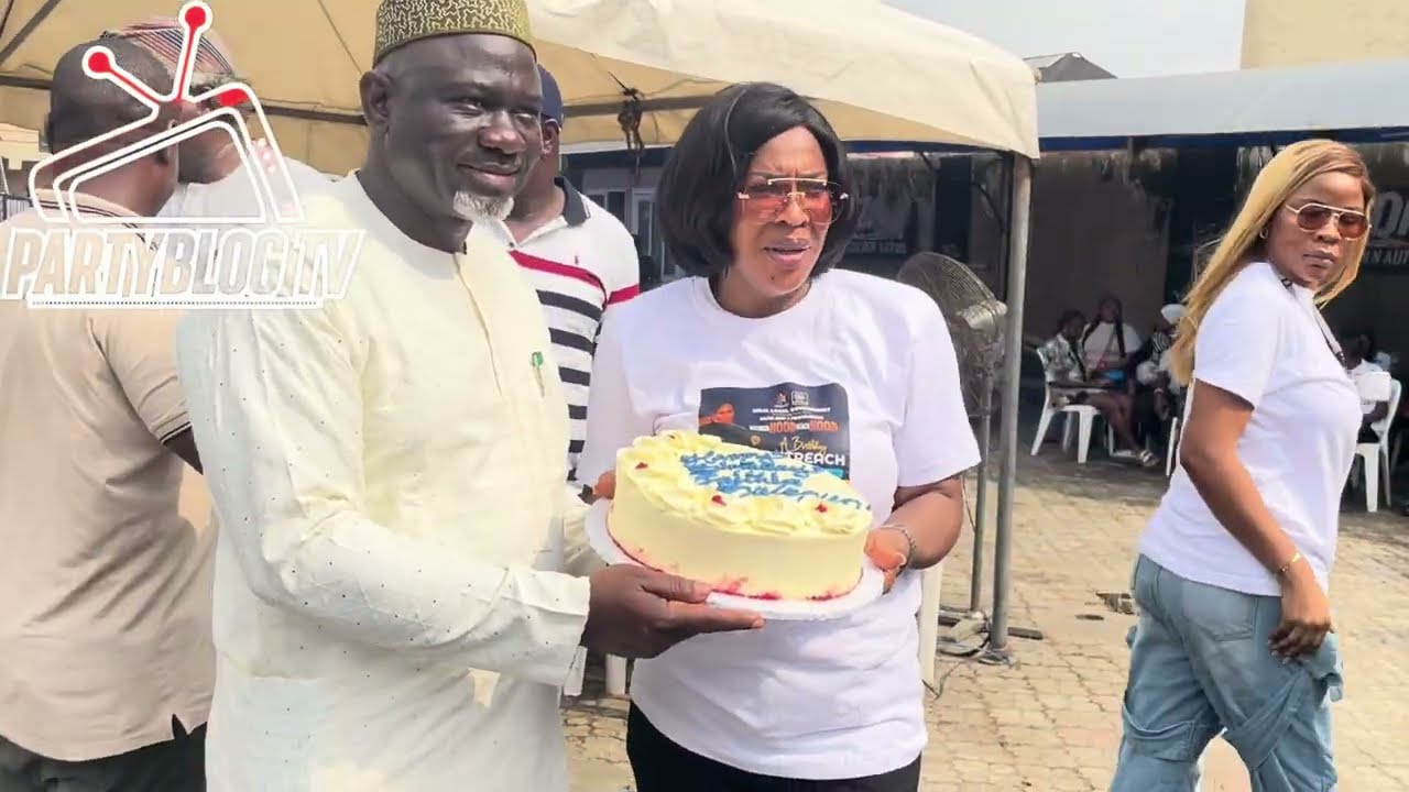 FATHIA BALOGUN  HOST AN OUTREACH FATHI AND I FOUNDATION AHEAD OF HER BIRTHDAY THEMED HER VOICE Of a