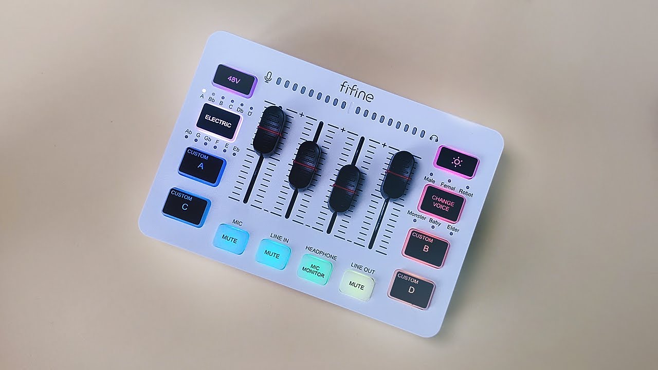 Mixer de som Fifine SC3🎛️ - Prós e Contras