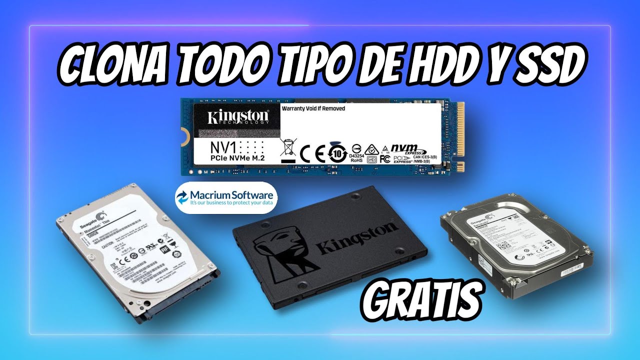 Clonar de Discos Duros y SSD desde Windows con Macrium Reflect versión FREE 💽¡NUEVO 2023! EN ESPAÑOL