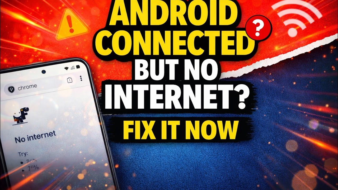 Android Connected But No Internet? Fix It Now