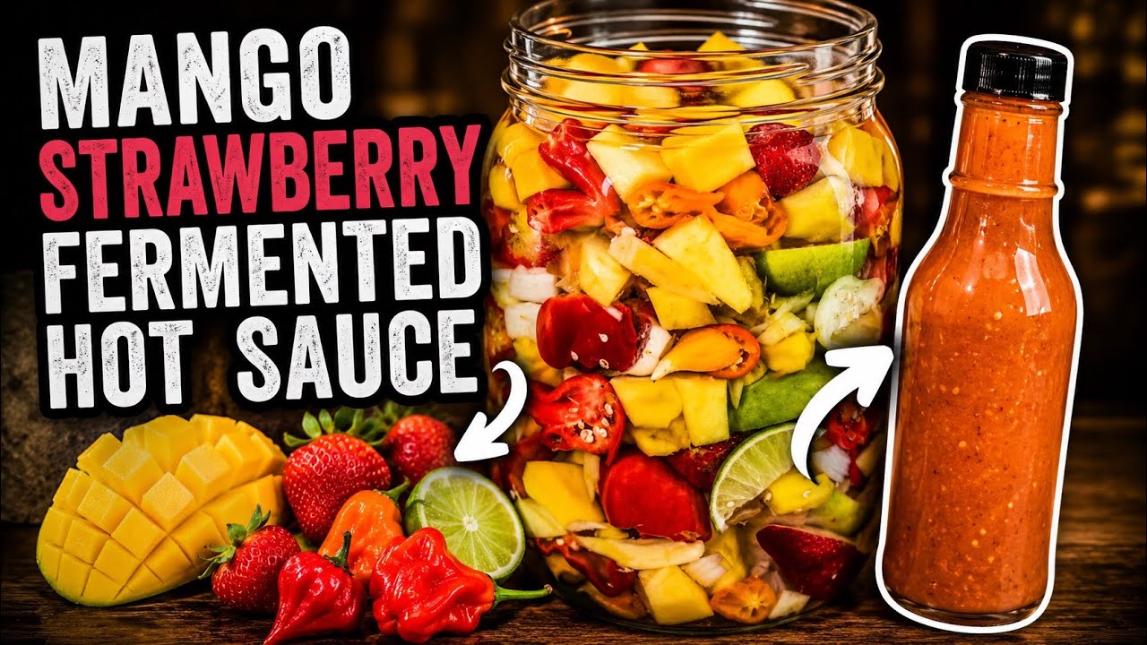 Fermented Mango Strawberry Hot Sauce Recipe
