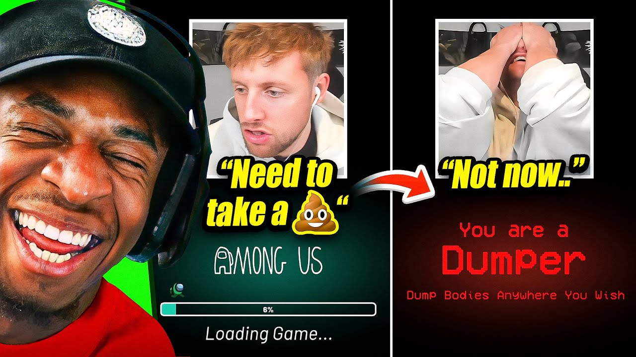HARRY TAKES ON THE DUMPER ROLE!! | SIDEMEN AMONG US REACTION