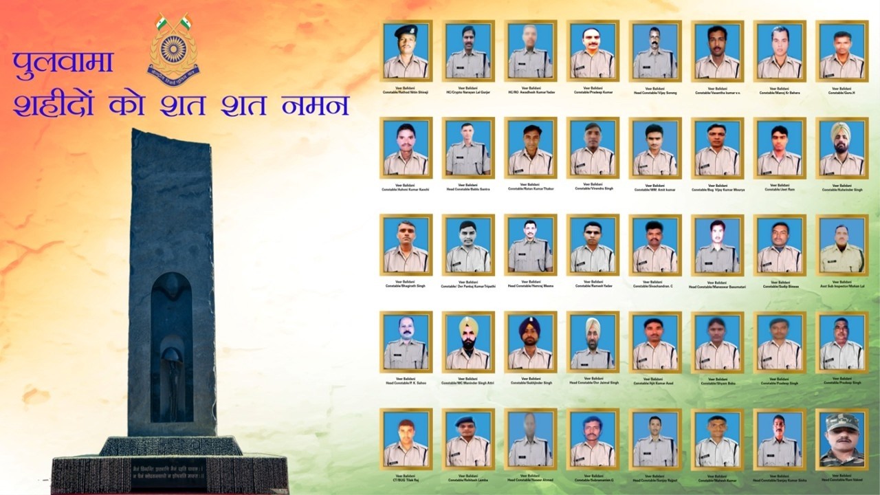TRIBUTE TO MARTYRS OF PULWAMA ATTACK