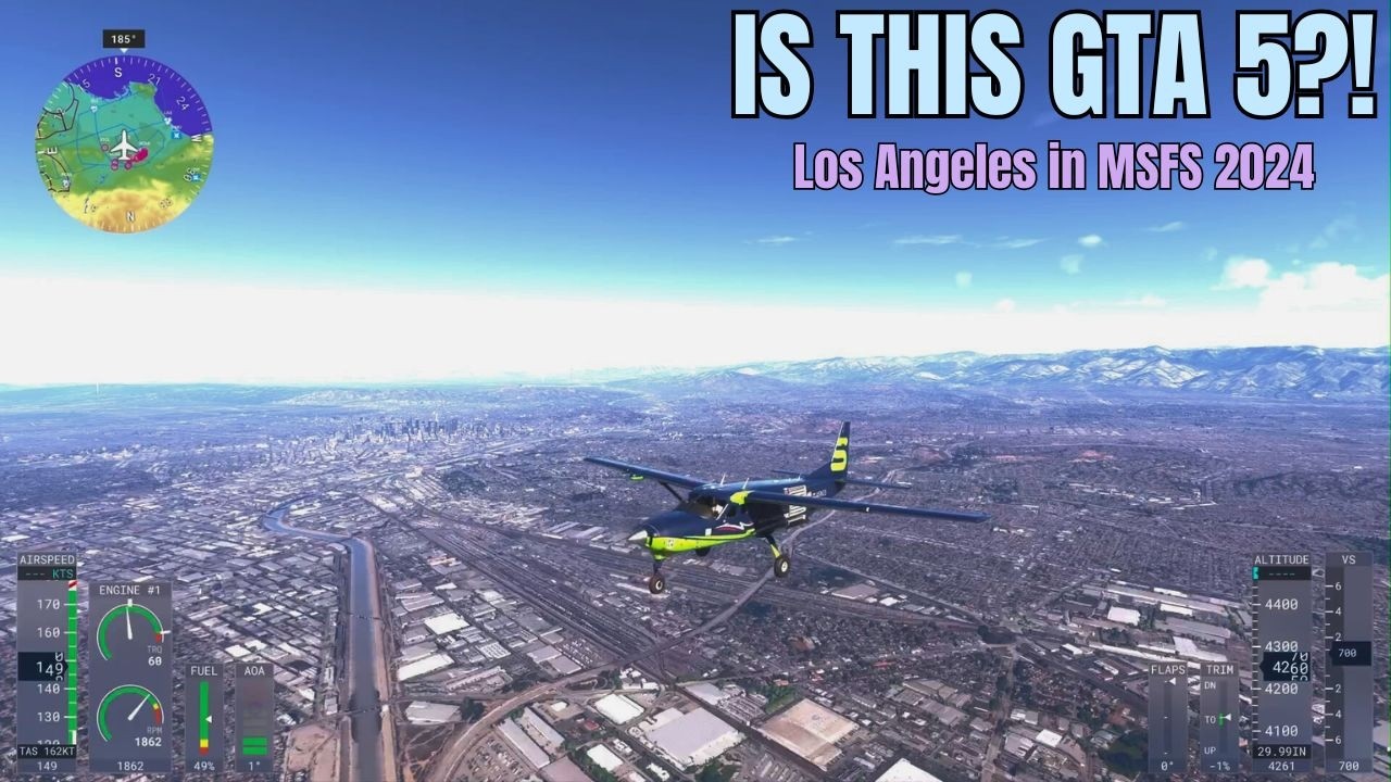 Is This GTA V or Real Life? 🤯 | MSFS 2024 Los Angeles