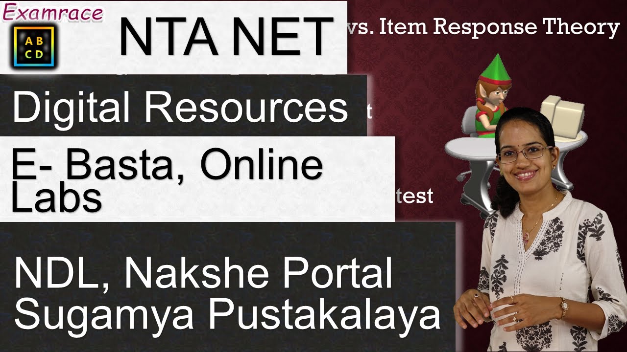 Digital Resources - e-Pathshala, e-Basta, Sugamya Pustakalaya, NDL, Nakshe Portal, Online Labs