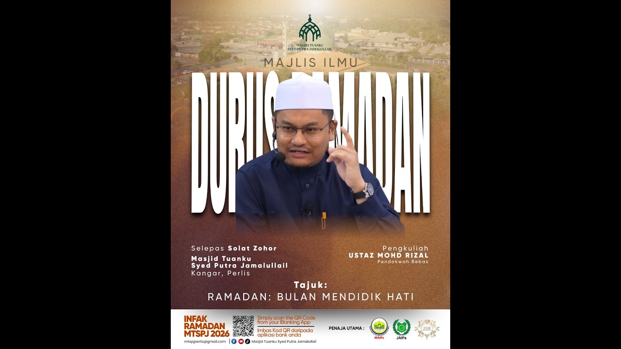 (🔴LIVE) 24-02-2026 Ustaz Rizal Azizan : Ramadhan Bulan Mendidik Hati