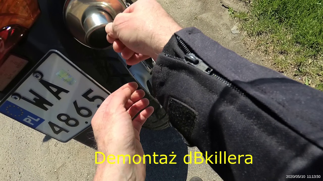 Varadero 125 - test tłumika Dominator