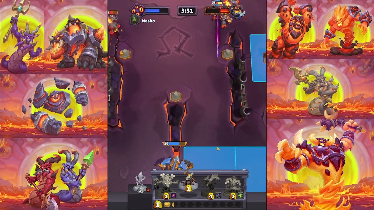 WarCraft Rumble Molten Core - Magmadar clear (no voice chat)