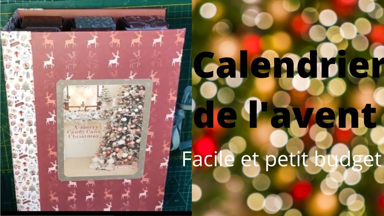 tuto calendrier de l'avent facile et petit budget 100% action