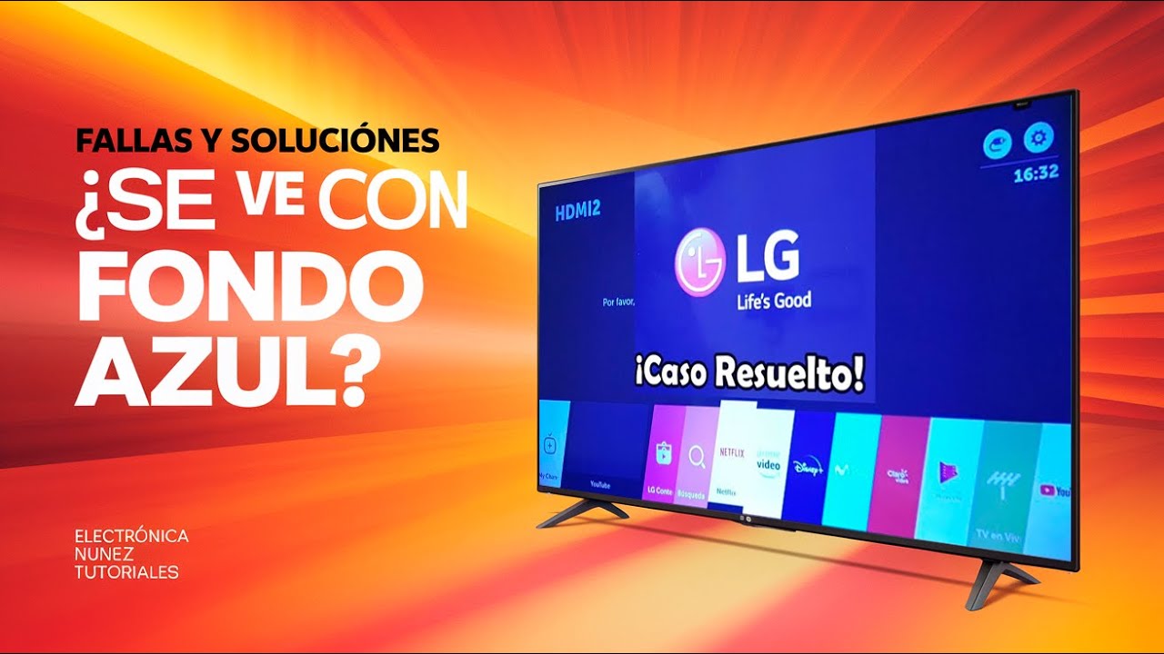 👉 Mi SMART LG se ve muy azul, como solucionar falla de color en Smart LG, TV LG se ve muy azul,📌