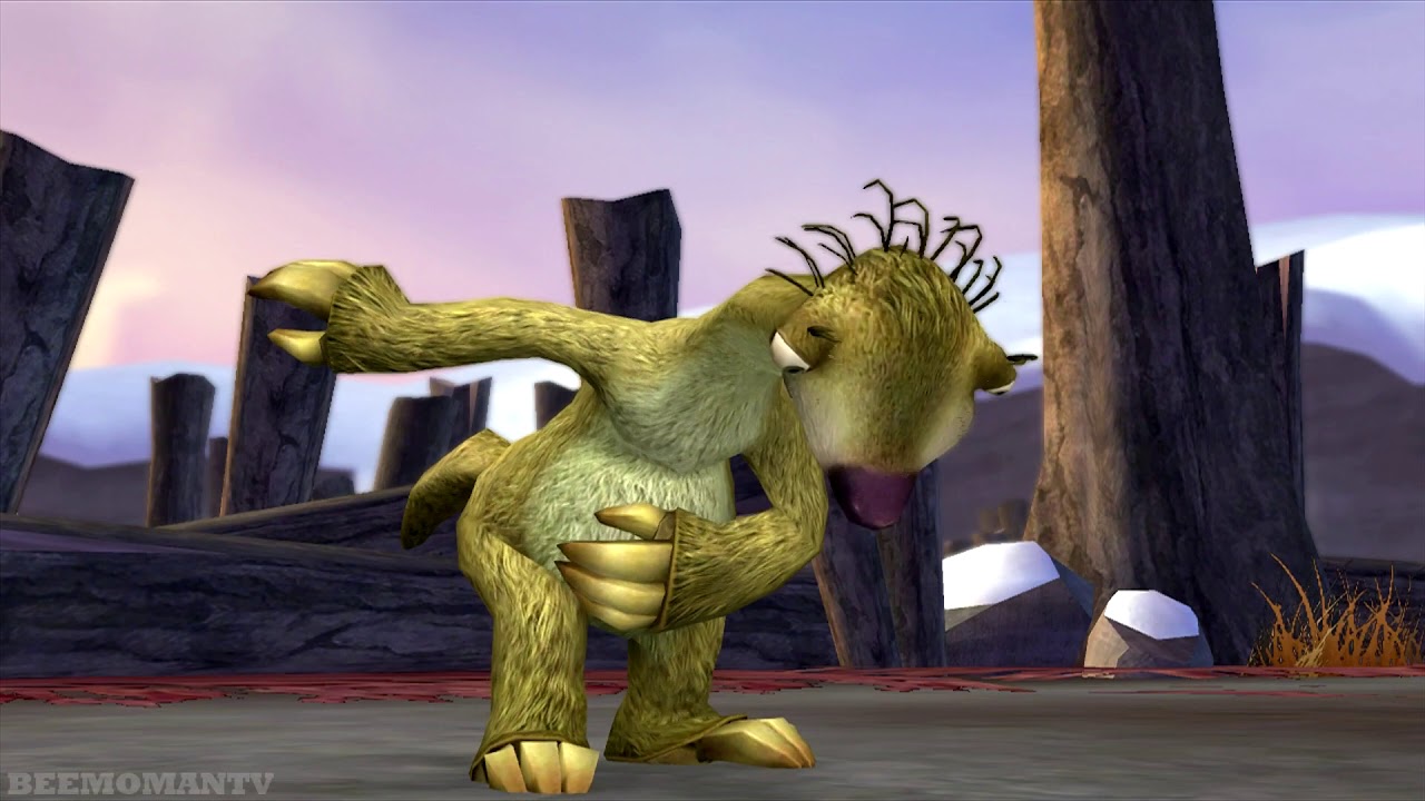 Ice Age: Dawn of the Dinosaurs Walkthrough Part 2 - Baby Proofing