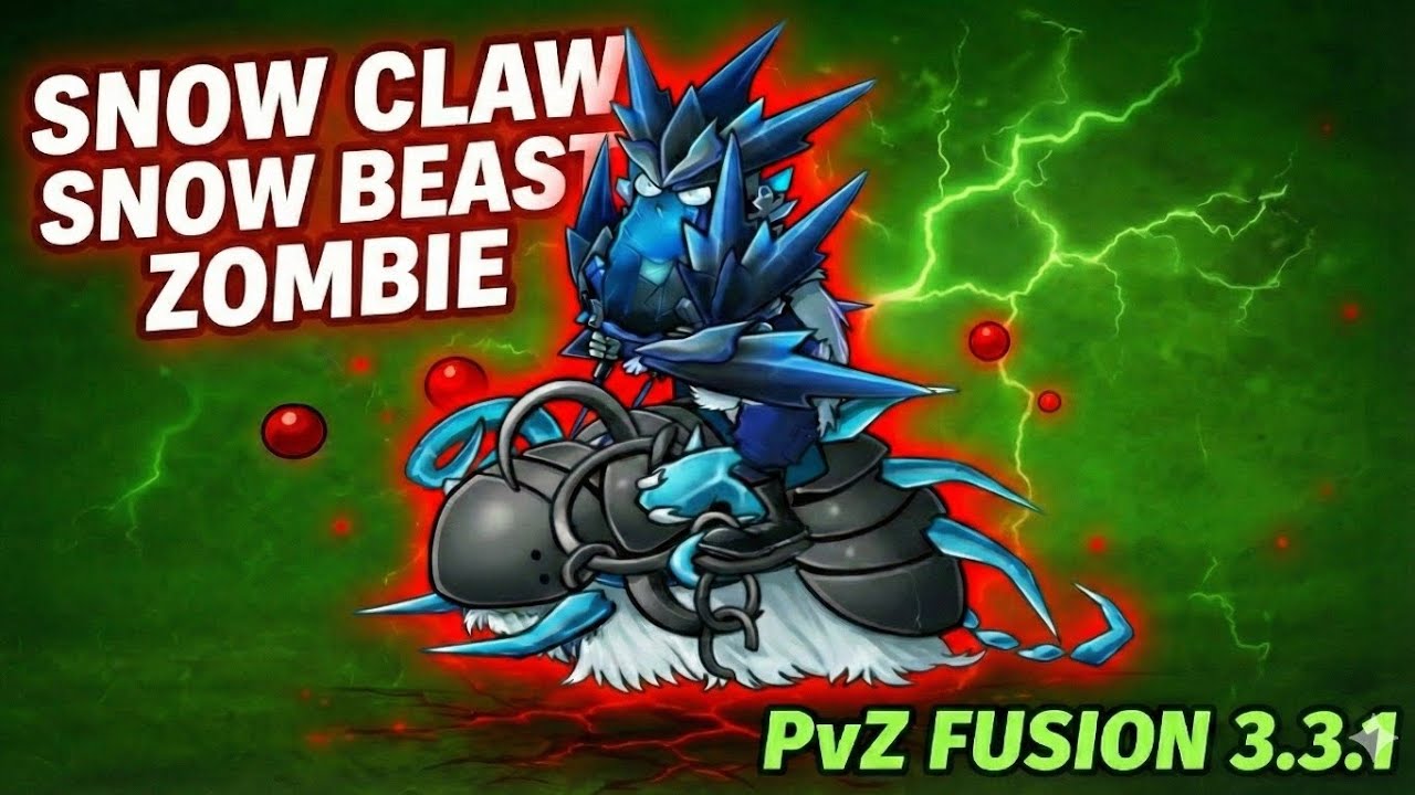 Fusion Fan-Made Zombie 31: Snow Claw Snow Beast Zombie #pvzfusion #mobilegame #pvzgame 