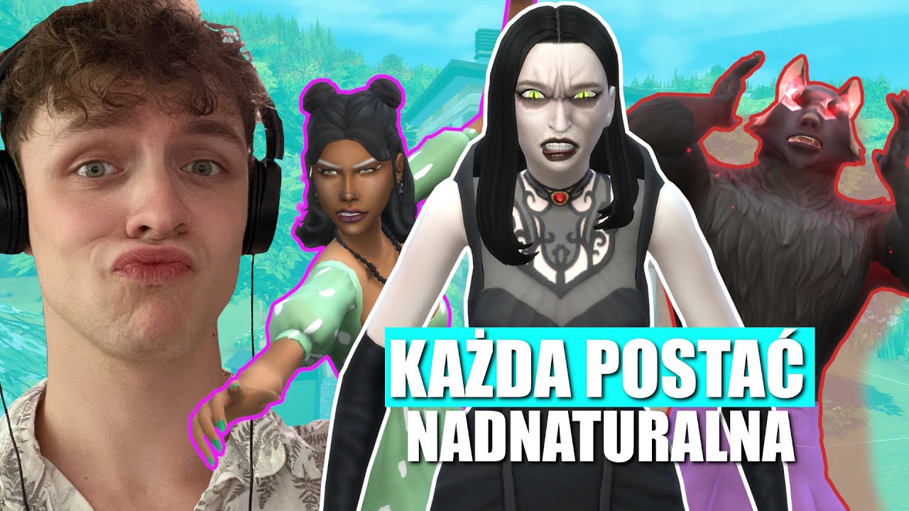 Zmusiłem WSZYSTKIE POSTACIE NADNATURALNE DO ŻYCIA W JEDNYM DOMU!