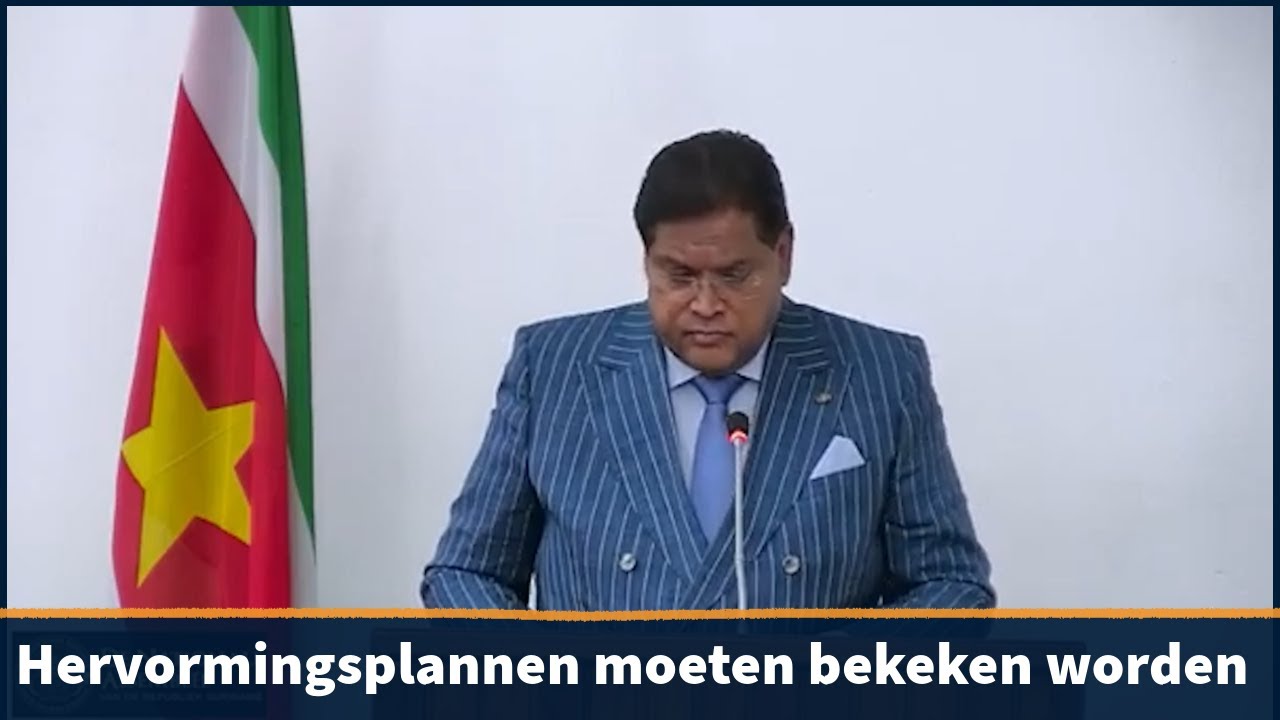 Santokhi plaatst kanttekeningen bij justitiële hervormingsplannen I SUN WEB TV I