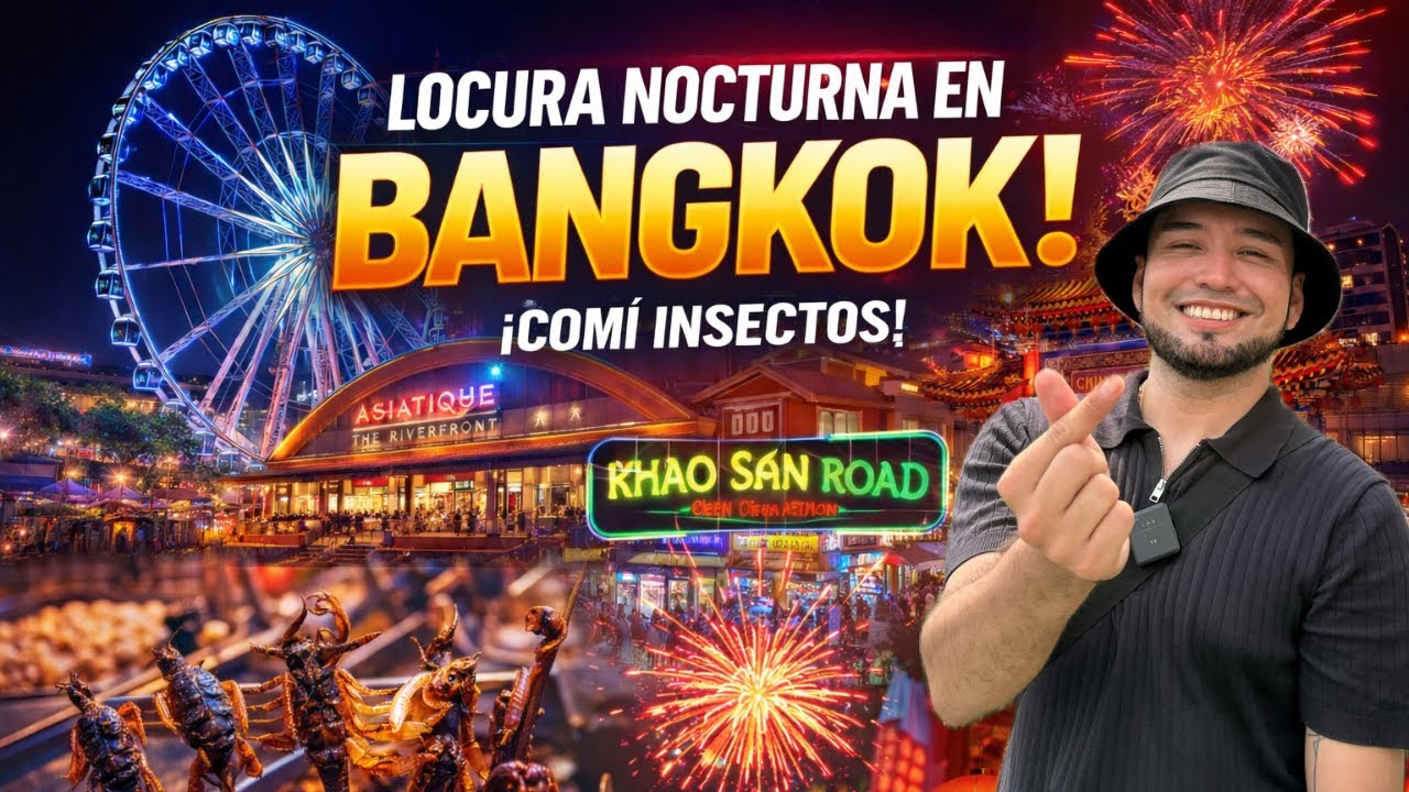 Casi no SOBREVIVO a esta noche en Bangkok 🇹🇭
