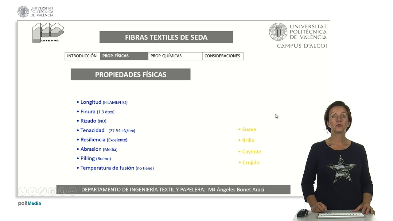 Fibra textil seda | 15/28 | UPV