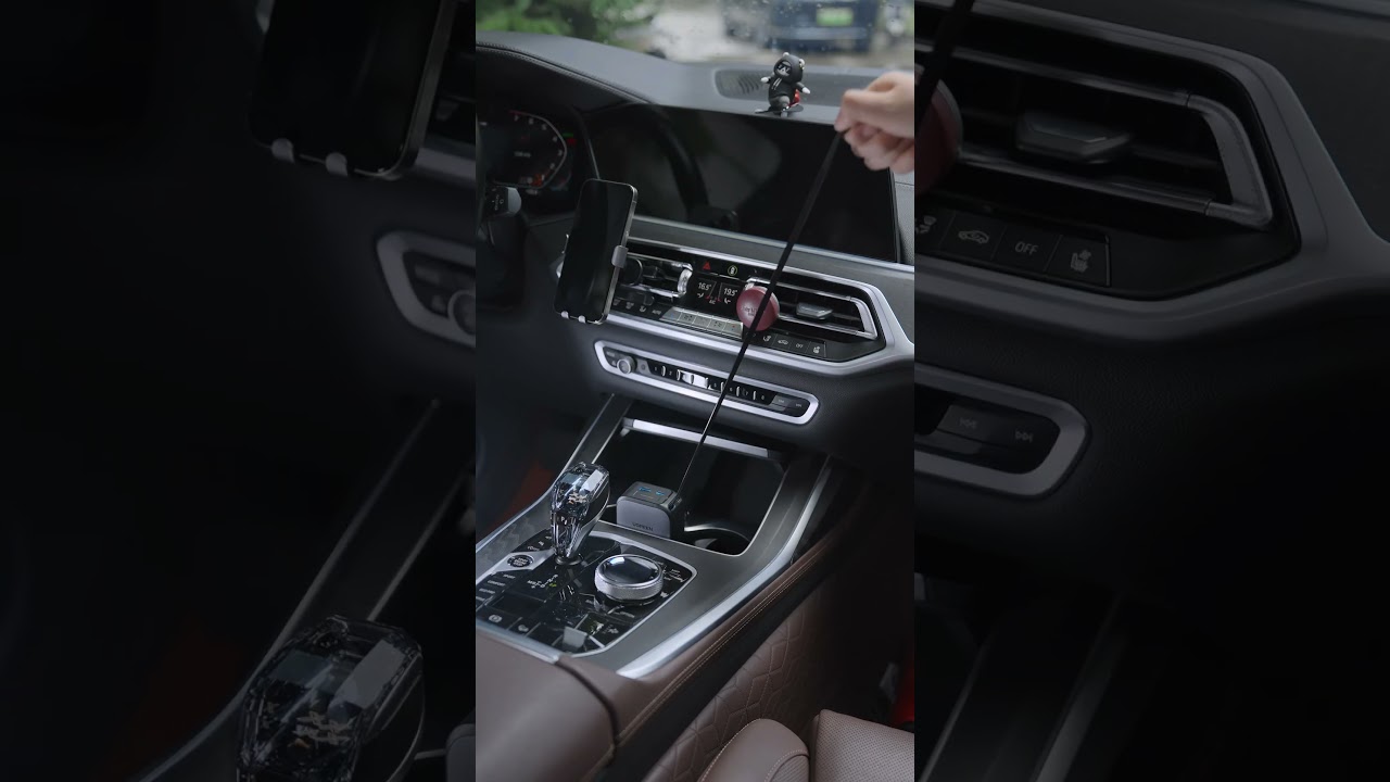 If you have to charge things in your car then you need a UGREEN Nexode Retractable USB C car charger
