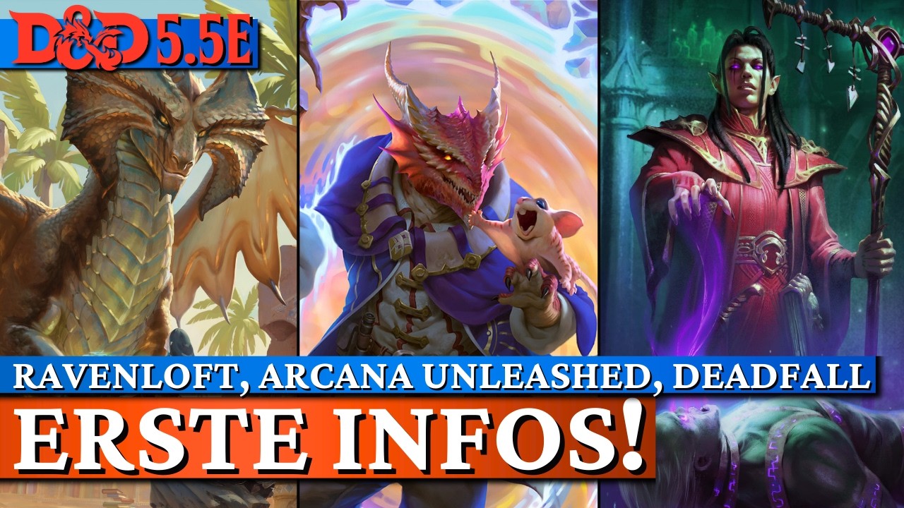 D&D 2026 - Erste Infos und Bilder zu RAVENLOFT: THE HORROR WITHIN, ARCANA UNLEASHED und DEADFALL!