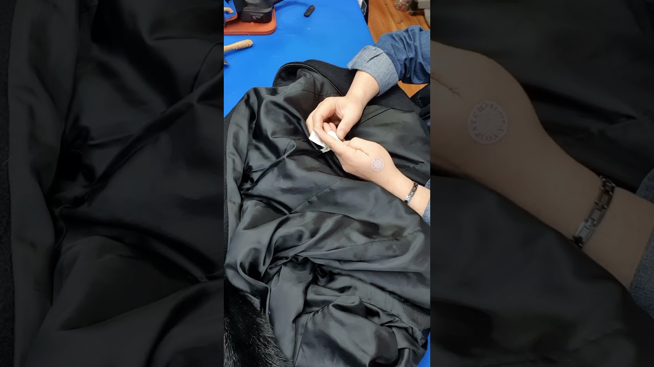 모피 찢어짐 수선