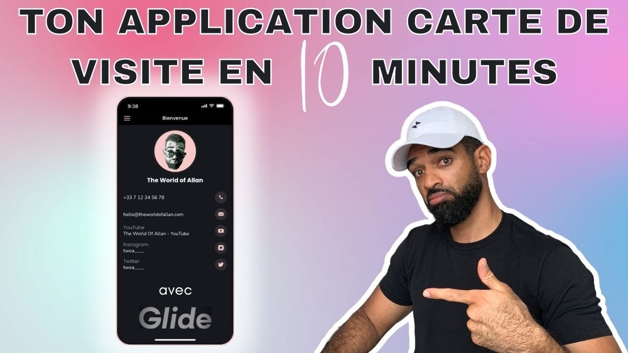 Ton Application Carte de Visite en 10 minutes!