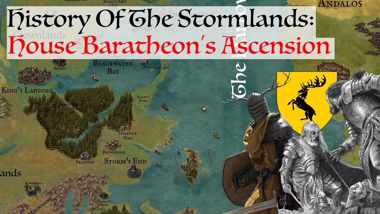 The Ascension Of House Baratheon |  History Of The Stormlands House Of The Dragon Lore