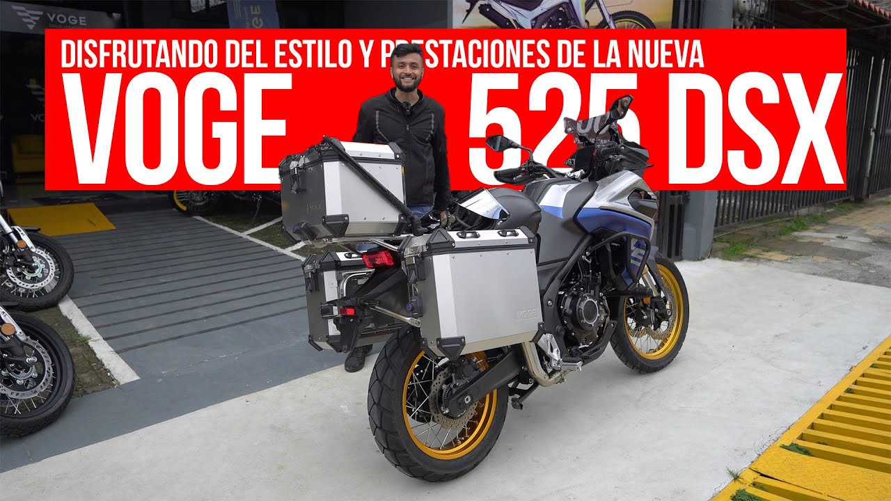 Nueva MOTO VOGE 525 DSX un avión de dos ruedas!