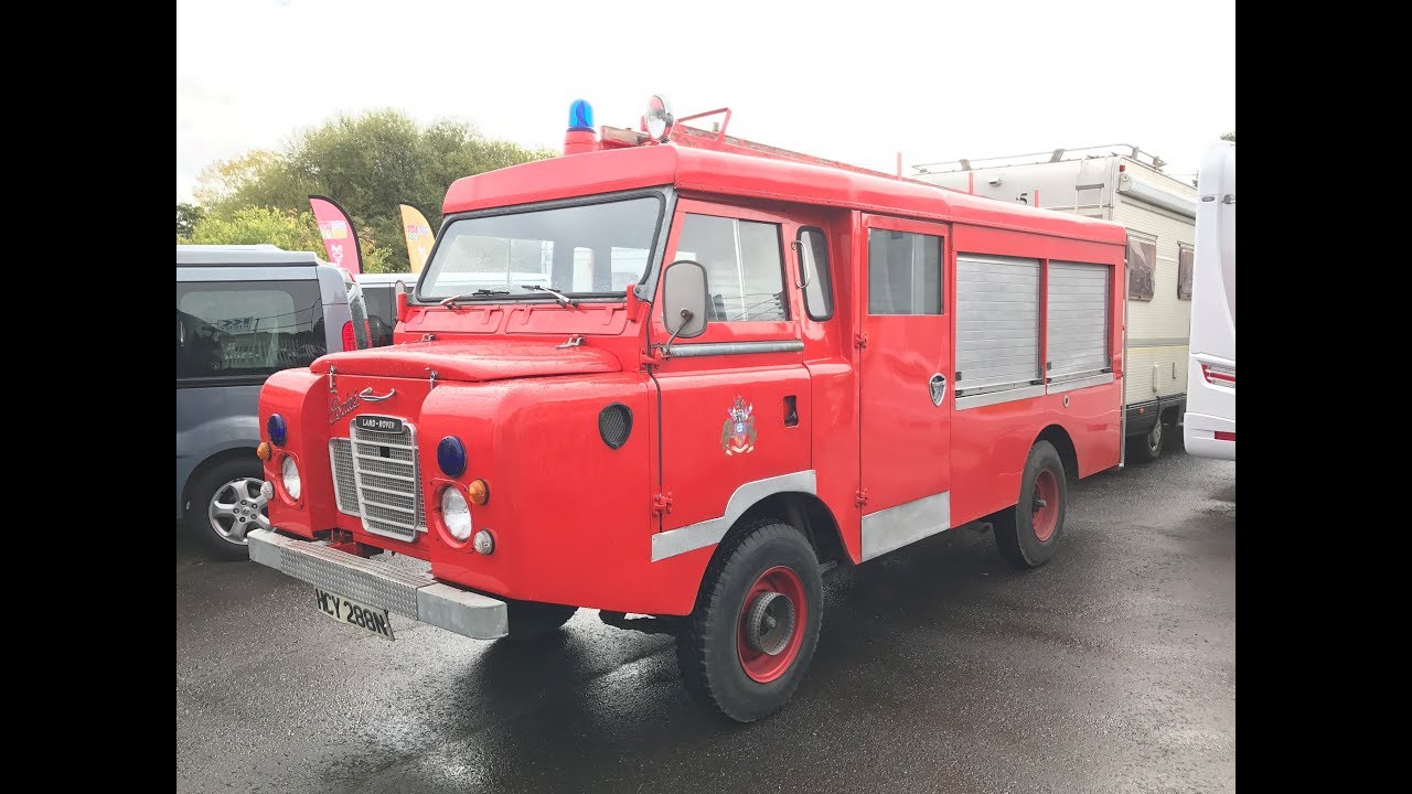 1975 LAND ROVER  FIRE ENGINE REVIEW