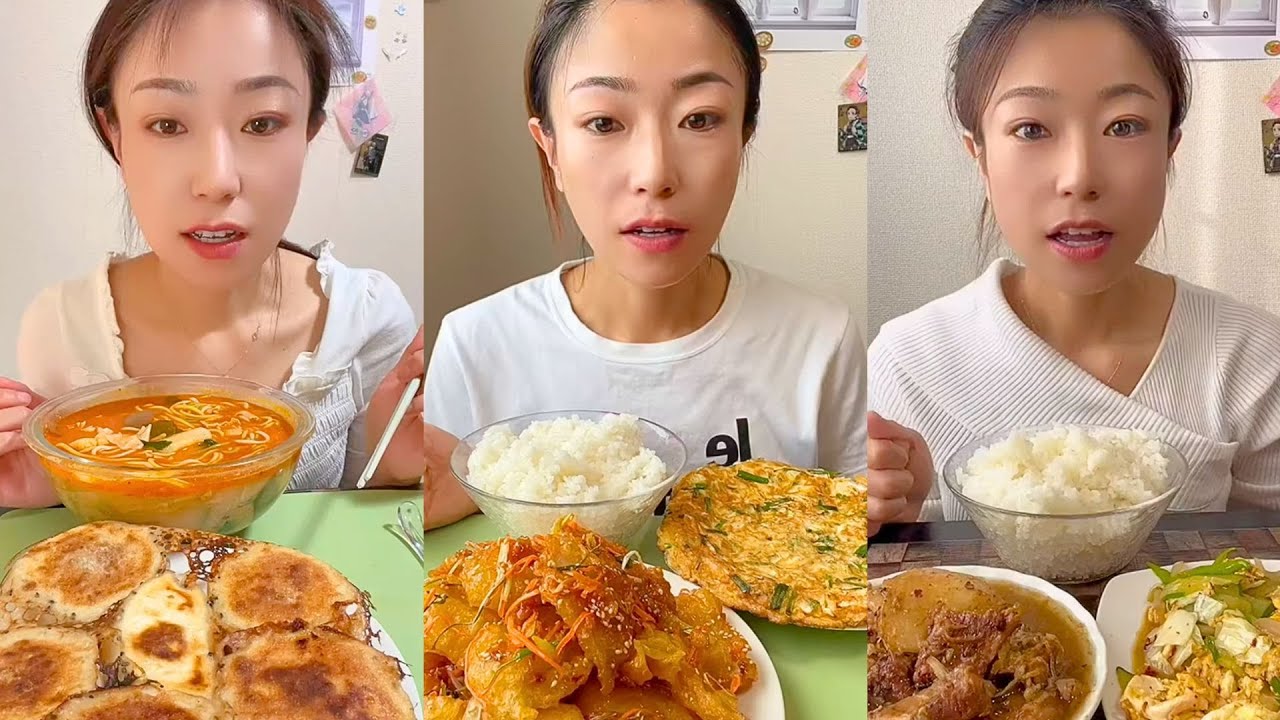 Chinese Home-Cooked Food Mukbang | Realistic Eating Sounds No Talking #358