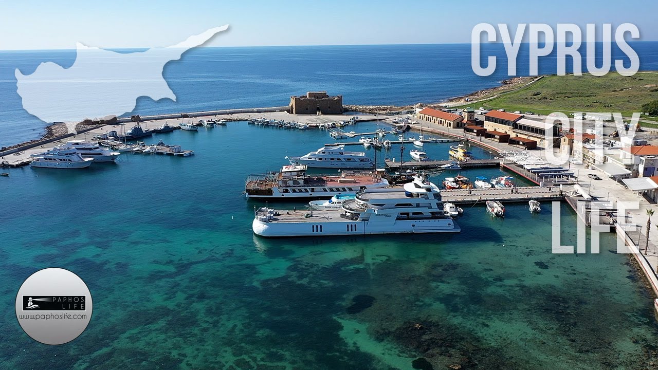 Paphos Harbour From Above