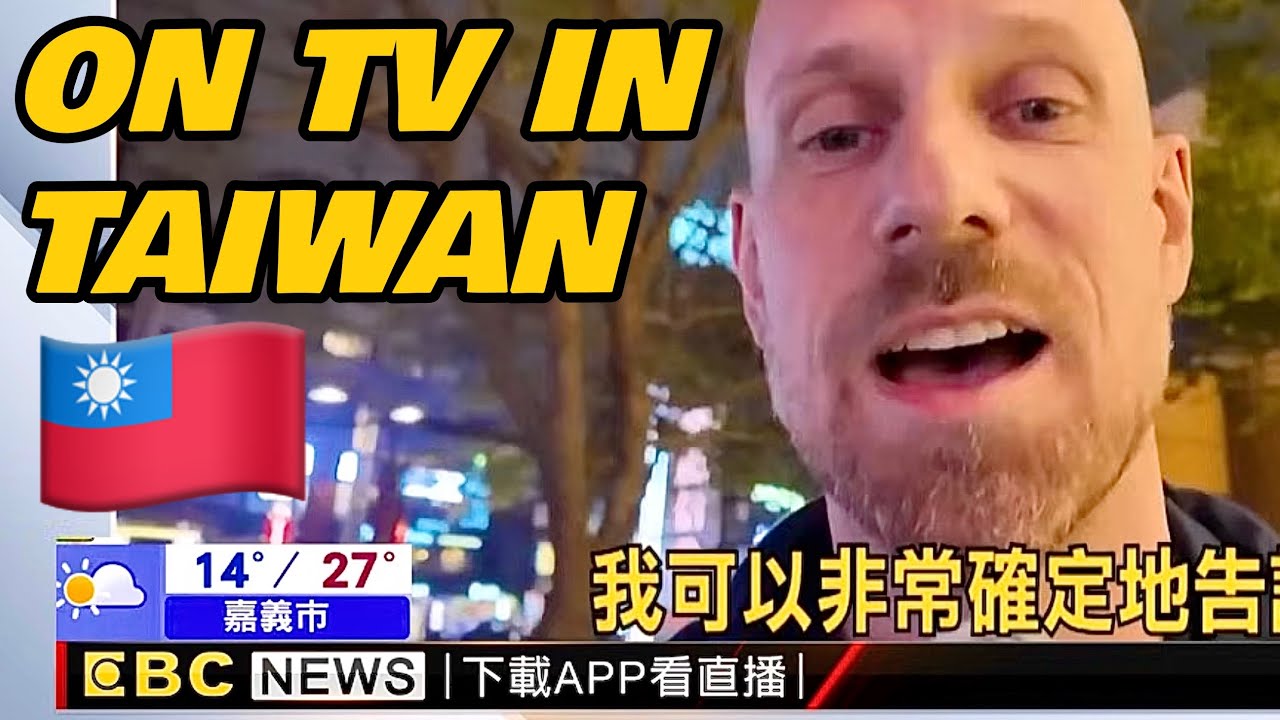 I Was on National TV in Taiwan 🇹🇼