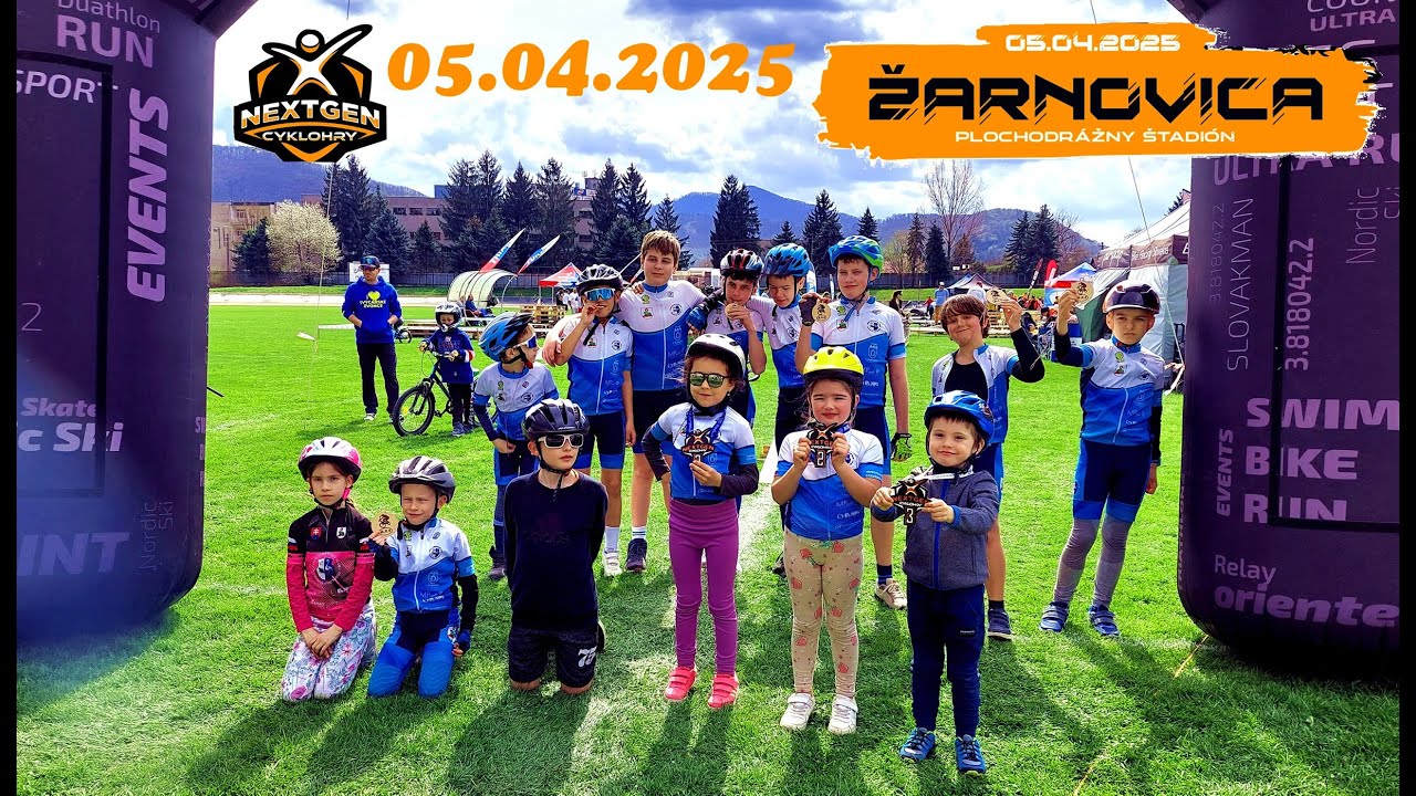 NEXTGEN - ŽARNOVICA - 05.04.2025 - cyklistické hry detí a mládeže