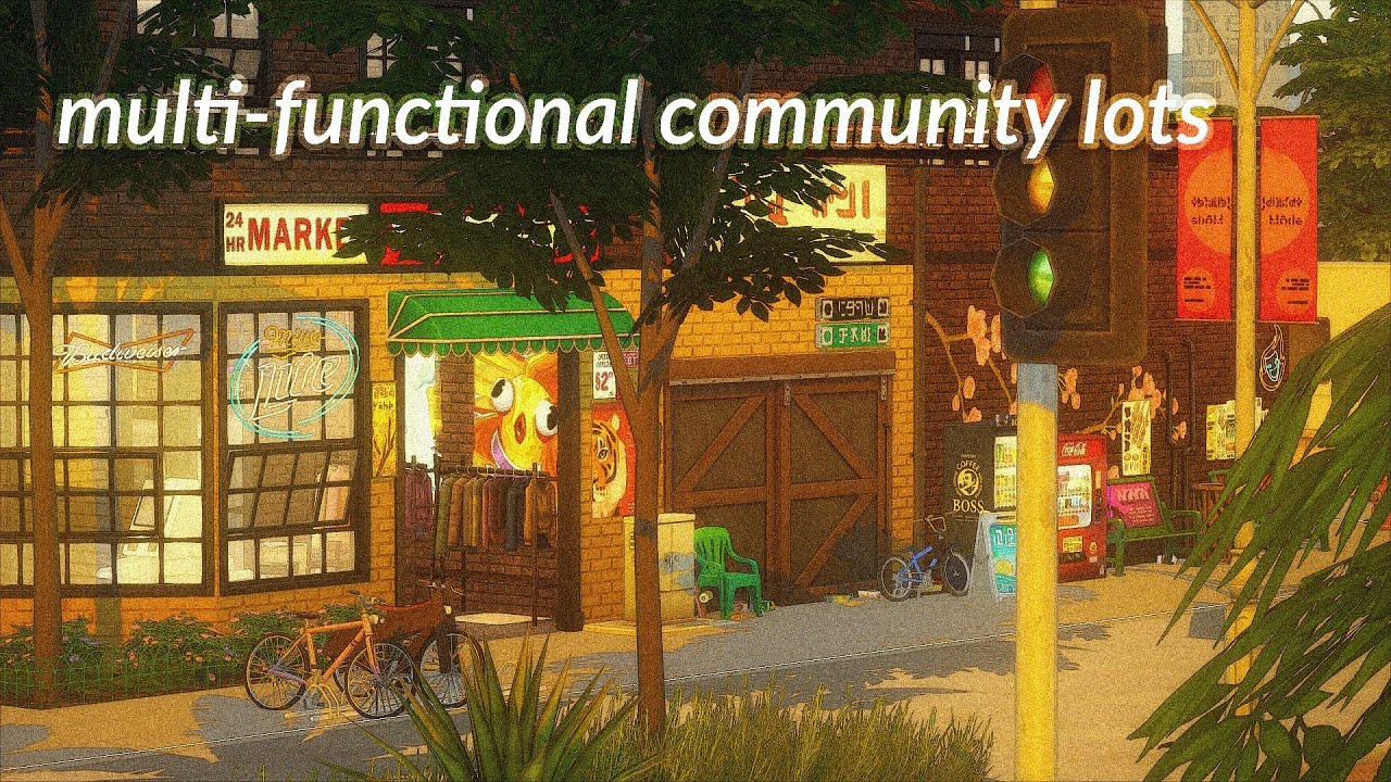my build process: how i make attractive, realistic, and multi-functional community lots in ts4