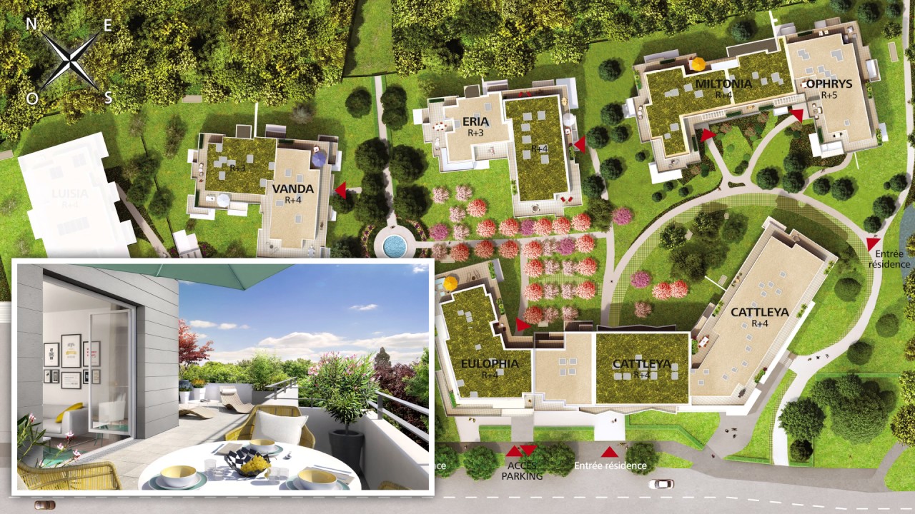 Investir &agrave; Boissy Saint L&eacute;ger (94) - Le Jardin des Orchid&eacute;es