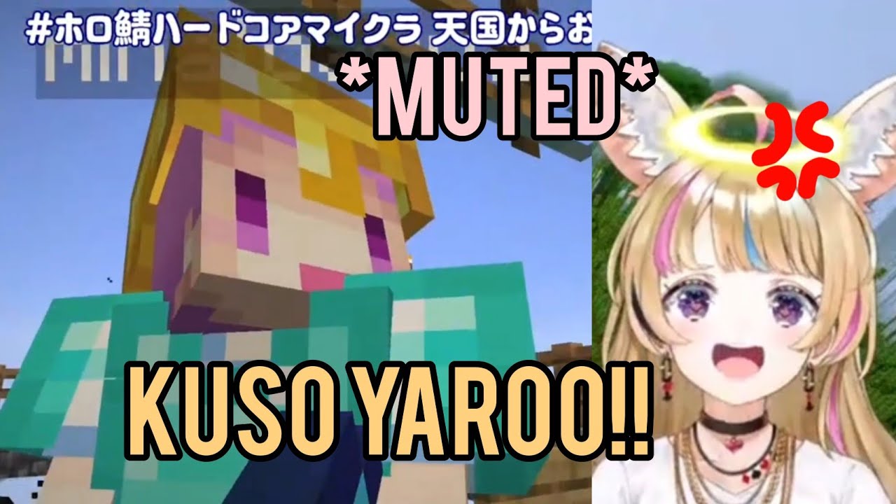 Polka stalking Aqua in the afterworld BUT chat ruined it | Hololive Hardcore Minecraft [ENG SUB]